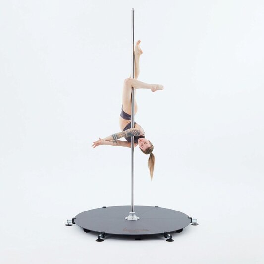 Lupit Pole Stage Patas Cortas Acero Inoxidable 45 mm