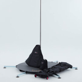 Lupit Pole Stage Long Legs Gambe Lunghe per Pedane - Acciaio Inossidabile 45 mm con Custodia da Viaggio