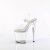 Pleaser NAUGHTY-808 Sandalia de Tacón Plataforma Transparente EU-37 / US-7