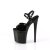 Pleaser NAUGHTY-809 Sandalia de Tacón Plataforma Charol Negro EU-35 / US-5