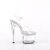 Pleaser PASSION-708 Sandalia de Tacón Plataforma Transparente EU-37 / US-7