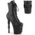 Pleaser RAPTURE-1020 Botín Plataforma Cuero Sintético Negro EU-37 / US-7