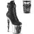 Pleaser RAPTURE-1020STR-02 Botín Plataforma Cuero Sintético Negro EU-35 / US-5