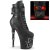 Pleaser RAPTURE-1020STR-LT Botín Plataforma Cuero Sintético Negro EU-35 / US-5