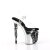 Pleaser RAPTURE-808-LT Sandalia de Tacón Plataforma Plata Transparente EU-35 / US-5