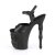 Pleaser RAPTURE-809 Sandalia de Tacón Plataforma Cuero Sintético Negro EU-37 / US-7