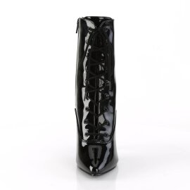 Pleaser SEDUCE-1020 Botín Charol Negro EU-36 / US-6
