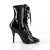 Pleaser SEDUCE-1020 Botín Charol Negro EU-37 / US-7