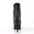 Pleaser SEDUCE-1020 Botín Cuero Sintético Negro EU-38 / US-8