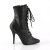 Pleaser SEDUCE-1020 Botín Cuero Sintético Negro EU-38 / US-8