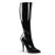 Pleaser SEDUCE-2000 Bota Charol Negro EU-37 / US-7