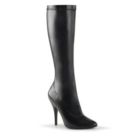 Pleaser SEDUCE-2000 Bota Cuero Sintético Negro EU-37 / US-7