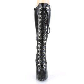 Pleaser SEDUCE-2024 Bota Cuero Sintético Negro...