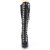 Pleaser SEDUCE-2024 Bota Cuero Sintético Negro EU-38 / US-8