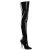 Pleaser SEDUCE-3010 Bota Alta Charol Negro EU-43 / US-13