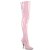 Pleaser SEDUCE-3010 Bota Alta Charol Rosa Claro EU-37 / US-7