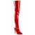 Pleaser SEDUCE-3010 Bota Alta Charol Rojo EU-36 / US-6