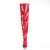 Pleaser SEDUCE-3010 Bota Alta Charol Rojo EU-38 / US-8