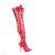 Pleaser SEDUCE-3024 Bota Alta Charol Rojo EU-39 / US-9