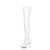 Pleaser SEDUCE-3024 Bota Alta Charol Blanco EU-42 / US-12