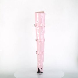 Pleaser SEDUCE-3028 Bota Alta Charol Rosa Claro EU-38 / US-8