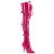 Pleaser SEDUCE-3028 Bota Alta Charol Rosa EU-37 / US-7