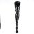 Pleaser SEDUCE-3063 Bota Alta Charol Negro EU-37 / US-7