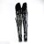 Pleaser SEDUCE-3080 Bota Alta Charol Negro EU-37 / US-7