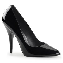 Pleaser SEDUCE-420 Tacones Charol Negro EU-37 / US-7