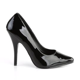 Pleaser SEDUCE-420 Tacones Charol Negro EU-37 / US-7