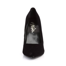 Pleaser SEDUCE-420 Tacones Terciopelo Negro EU-37 / US-7