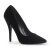 Pleaser SEDUCE-420 Tacones Terciopelo Negro EU-37 / US-7