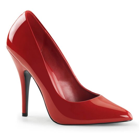 Pleaser SEDUCE-420 Tacones Charol Rojo EU-35 / US-5