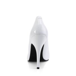 Pleaser SEDUCE-420 Tacones Charol Blanco EU-42 / US-12