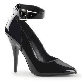 Pleaser SEDUCE-431 Tacones Charol Negro EU-35 / US-5