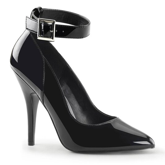 Pleaser SEDUCE-431 Tacones Charol Negro EU-36 / US-6