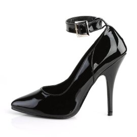 Pleaser SEDUCE-431 Tacones Charol Negro EU-37 / US-7