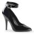 Pleaser SEDUCE-431 Tacones Charol Negro EU-37 / US-7