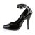Pleaser SEDUCE-431 Tacones Charol Negro EU-37 / US-7