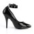 Pleaser SEDUCE-431 Tacones Charol Negro EU-37 / US-7