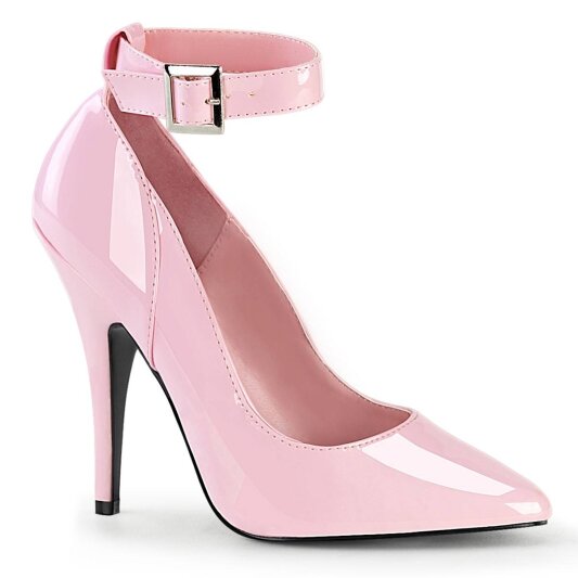 Pleaser SEDUCE-431 Tacones Charol Rosa Claro EU-37 / US-7