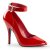Pleaser SEDUCE-431 Tacones Charol Rojo EU-40 / US-10