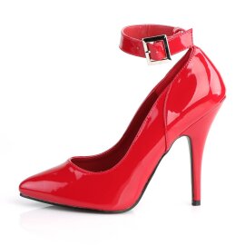 Pleaser SEDUCE-431 Tacones Charol Rojo EU-42 / US-12