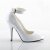 Pleaser SEDUCE-431 Tacones Charol Blanco EU-37 / US-7