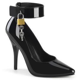 Pleaser SEDUCE-432 Tacones Charol Negro EU-37 / US-7