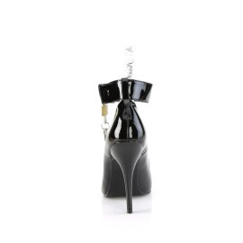 Pleaser SEDUCE-432 Tacones Charol Negro EU-37 / US-7