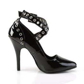 Pleaser SEDUCE-443 Tacones Charol Negro EU-37 / US-7