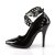 Pleaser SEDUCE-443 Tacones Charol Negro EU-37 / US-7
