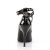 Pleaser SEDUCE-443 Tacones Charol Negro EU-37 / US-7