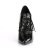 Pleaser SEDUCE-460 Tacones Charol Negro EU-43 / US-13
